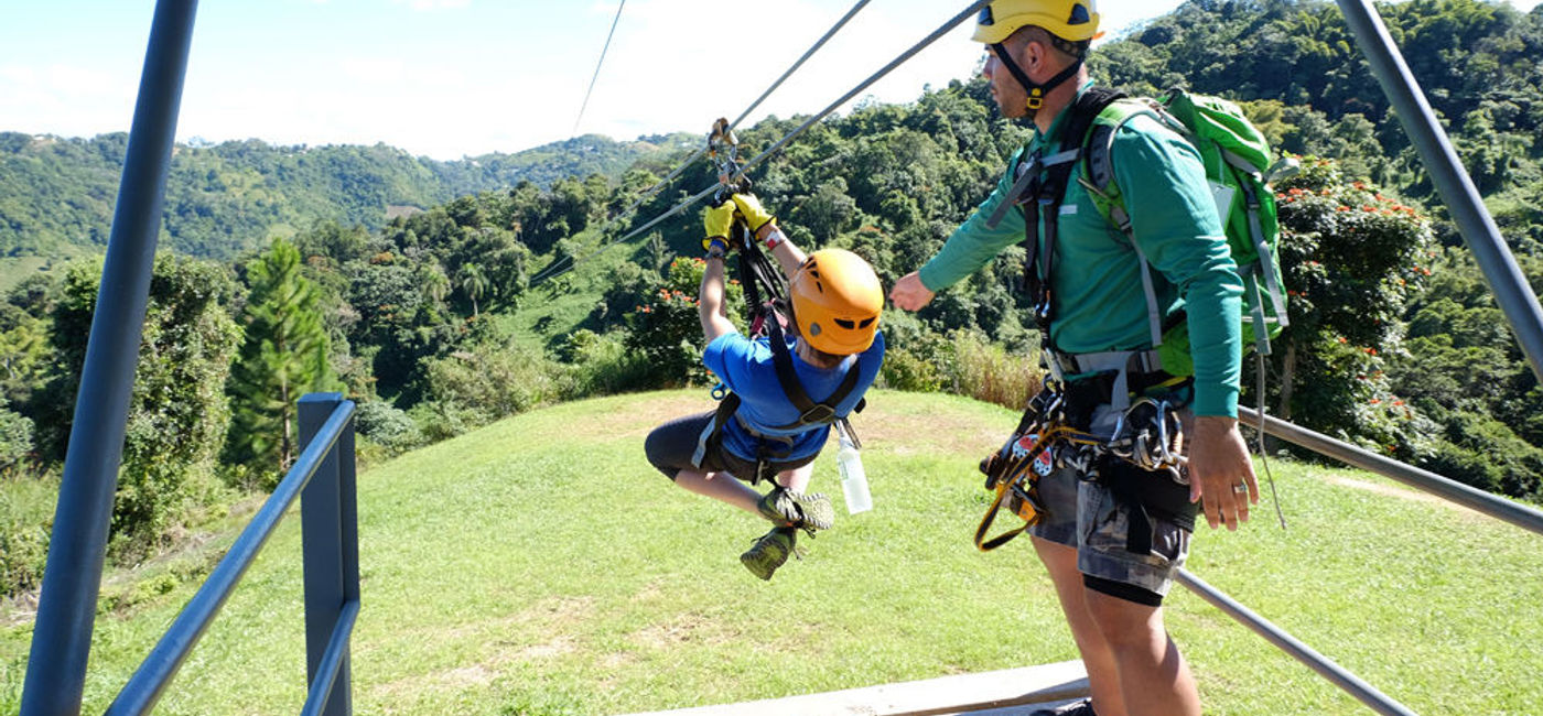 Image: PHOTO: Zip Line at Toro Verde Adventure Park in Orocovis, Puerto Rico. (photo by Michelle Rae Uy)