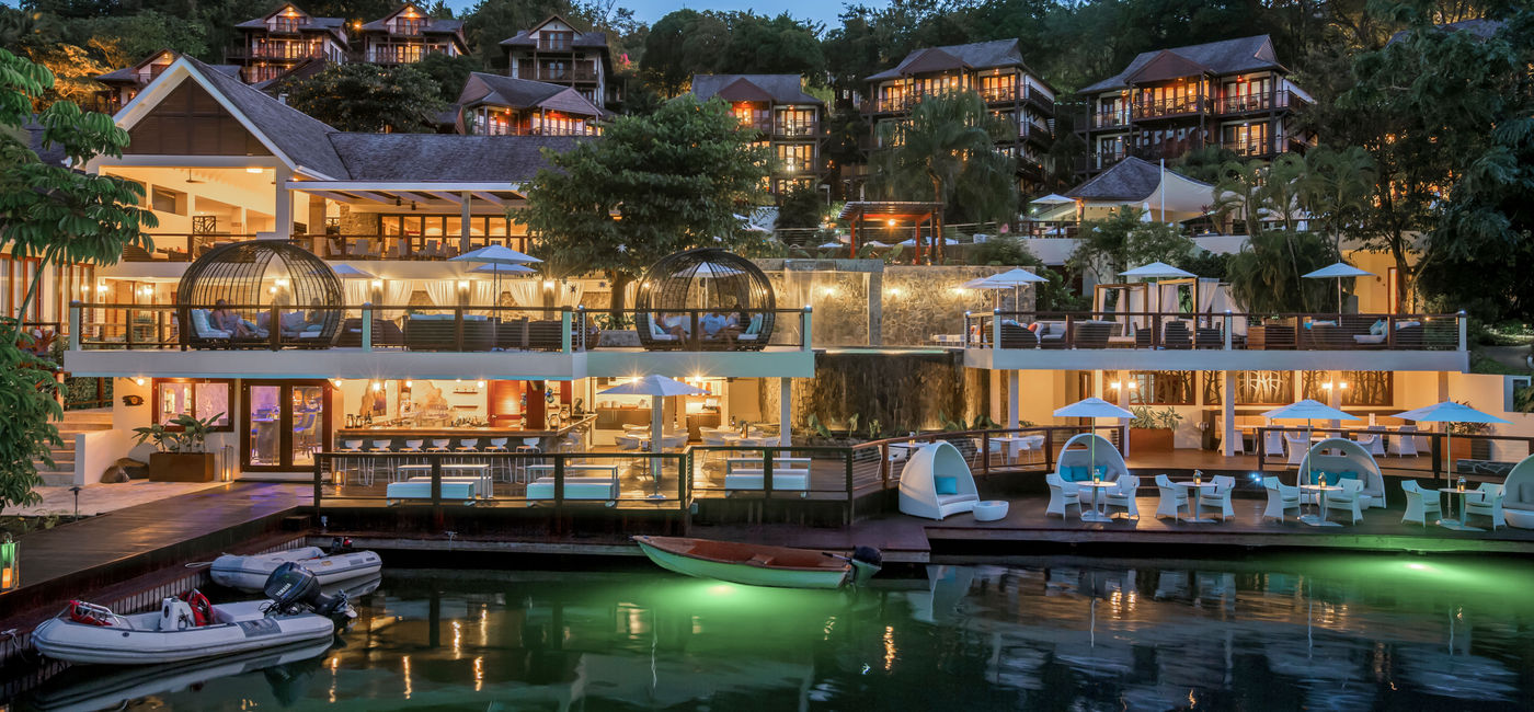 Image: PHOTO: The exterior of Marigot Bay Resort and Marina by Capella. (photo courtesy of Marigot Bay Resort & Marina By Capella)