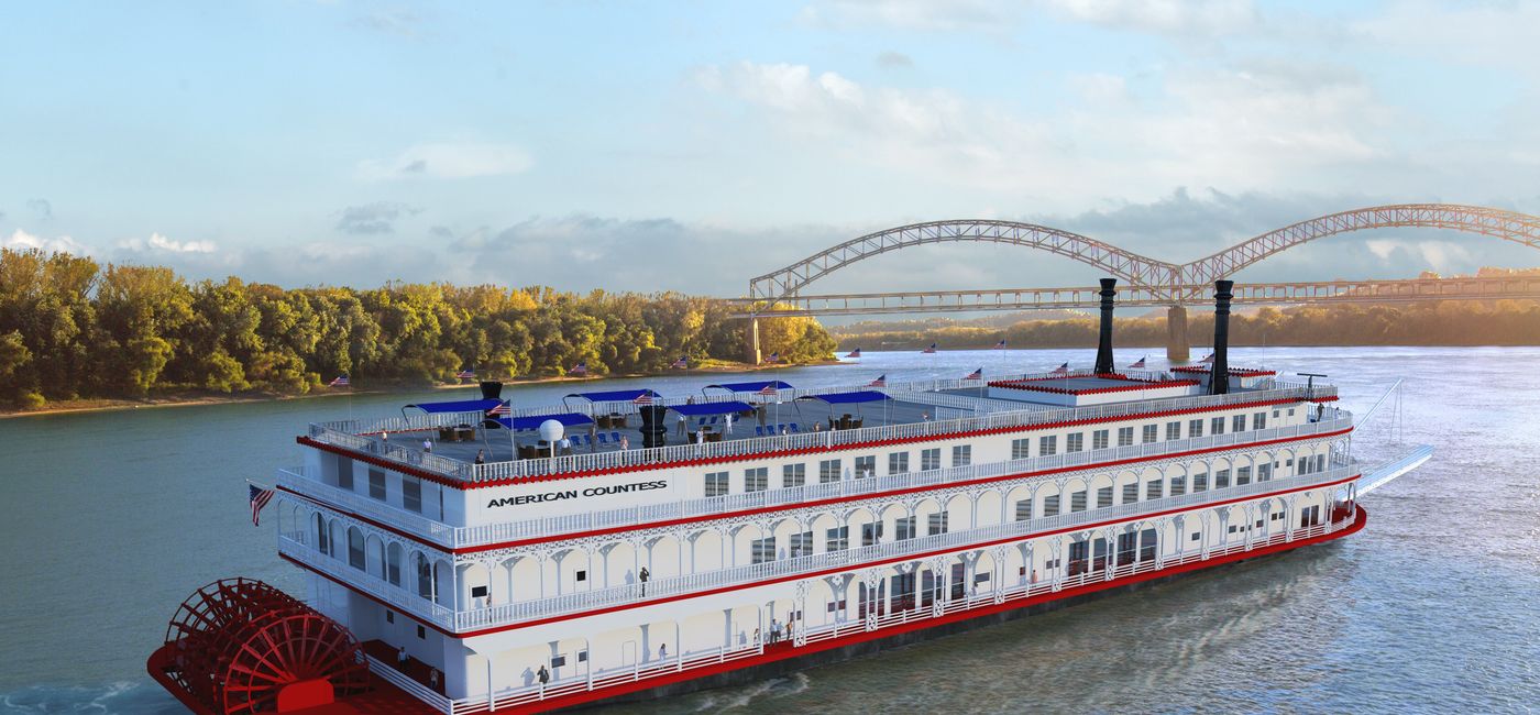 Image: The American Countess. (photo via American Queen Steamboat Company) (American Countess)