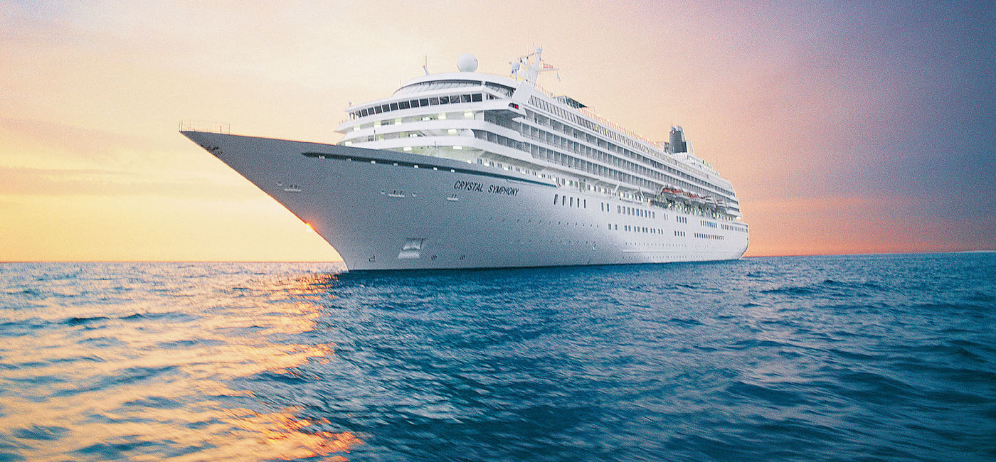 Image: The Crystal Symphony. (photo via Crystal Cruises) (Source: (photo via Crystal Cruises))