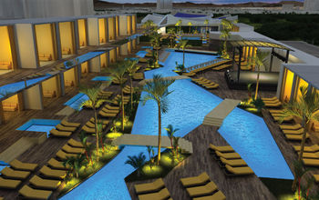Pool area at Majestic Las Vegas