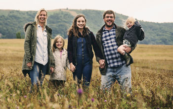 Family traveling in Ireland