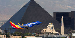 Southwest Airlines flight takes off from Las Vegas