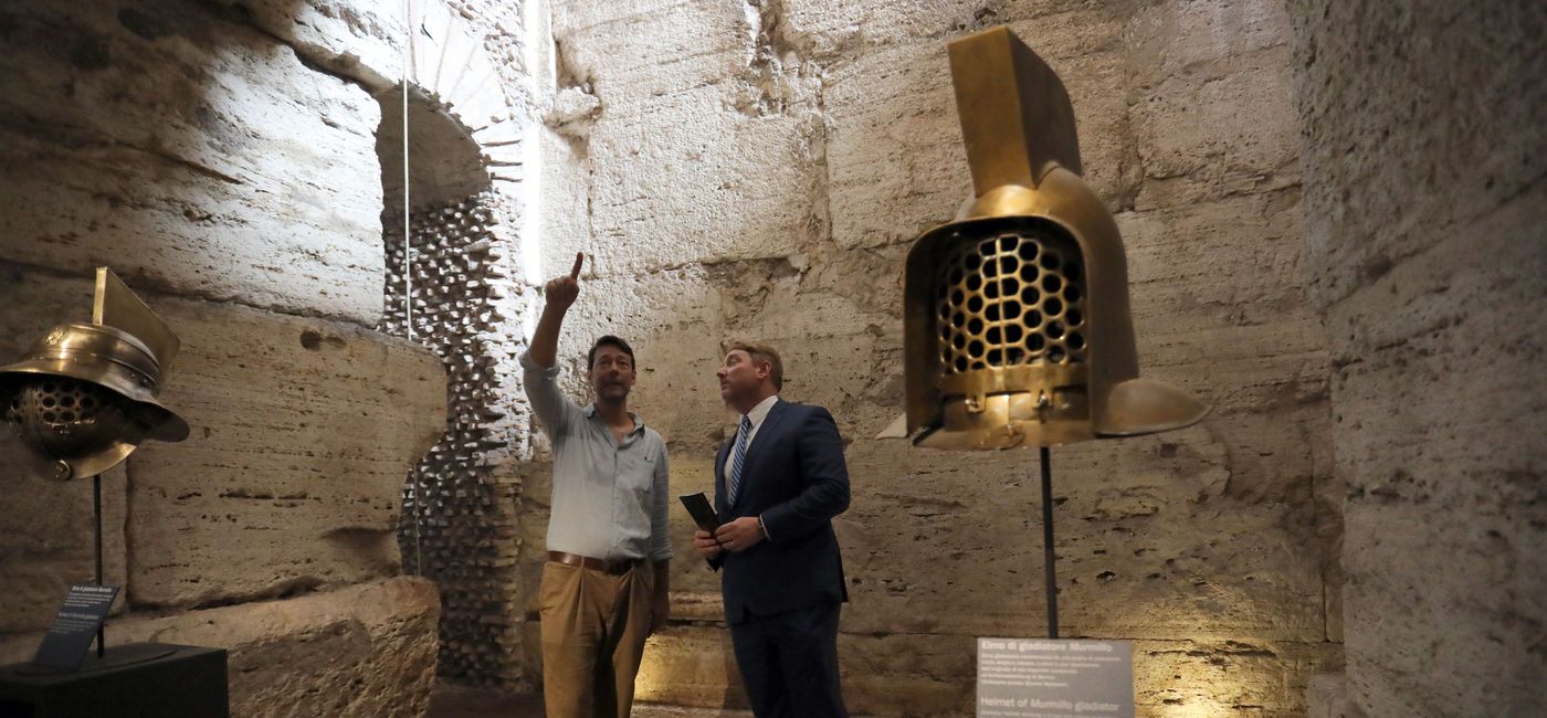 Image: Hornblower Group's new Colosseum Underground tour brings Roman gladiators' journey to life. (Source: Hornblower Group)