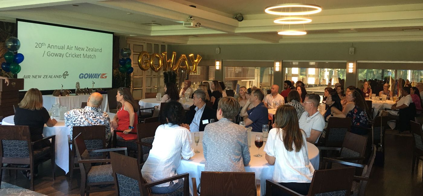 Image: The match was rained out but the party went on at the 20th annual Air New Zealand Goway cricket match. (Goway)