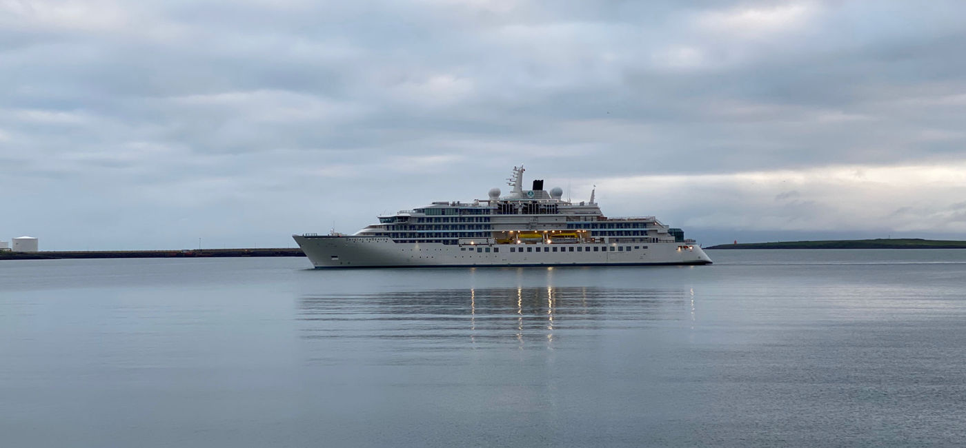 Image: Crystal Endeavor is now operating its maiden voyage in Iceland. (Photo via Crystal)