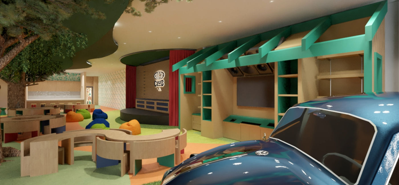 Image: Rendering of CAMP Club at the Marriott Cancun, an All-Inclusive Resort.  (Photo Credit: Marriott Bonvoy)