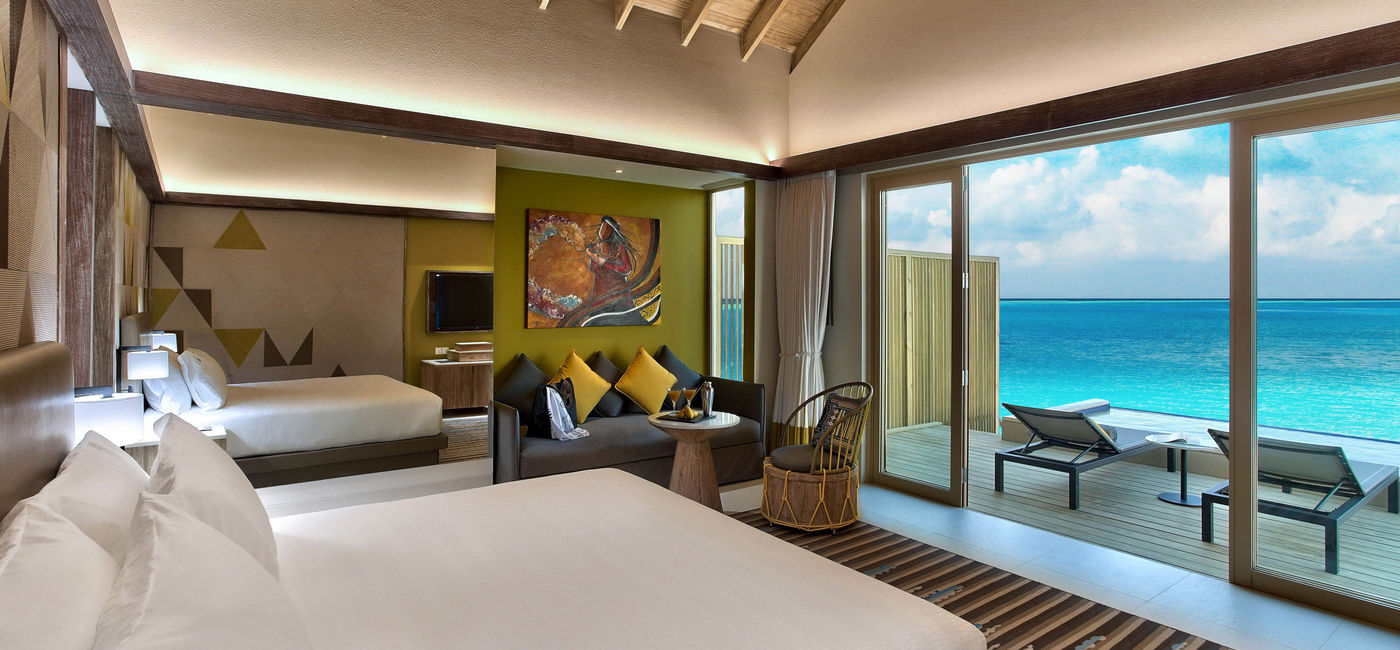 Image: PHOTO: Platinum Overwater Pool Villa at Hard Rock Hotel Maldives. (Photo courtesy of Hard Rock International)