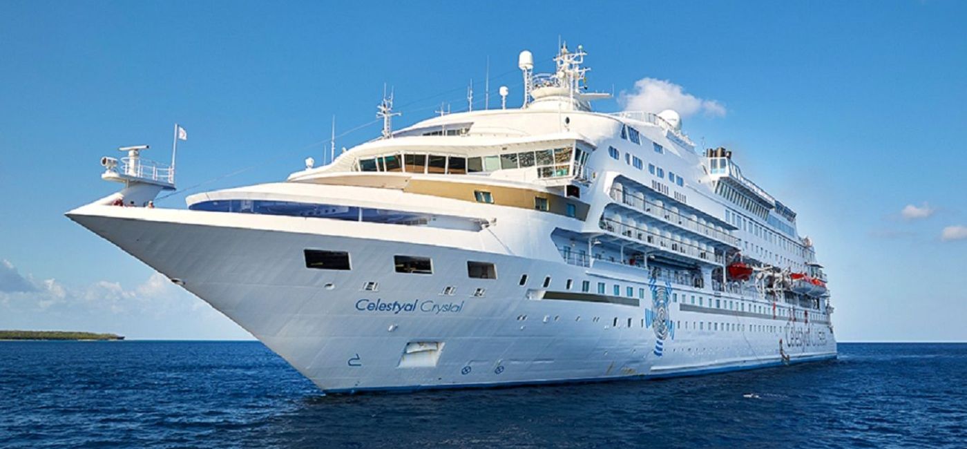Image: The Celestyal Crystal. (photo via Celestyal Cruises)
