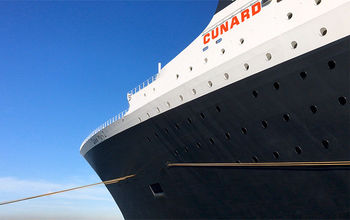 Queen Mary 2 bow, Cunard Line
