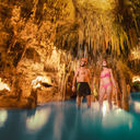 &#39;Underground Expedition&#39; at Xplor Park, Riviera Maya, Mexico.