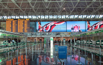 Leonardo Da Vinci Fiumicino Airport Roma Italy