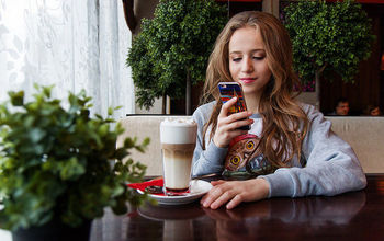 Smartphone, restaurant