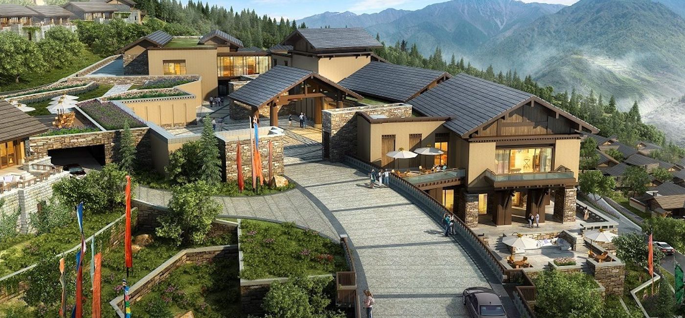 Image: A rendering of Ritz-Carlton Reserve in Jiuzhaigou Valley, China. (photo via Marriott International)