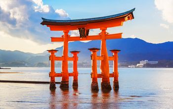 Itsukushima Floating Torii Gate, Japan
