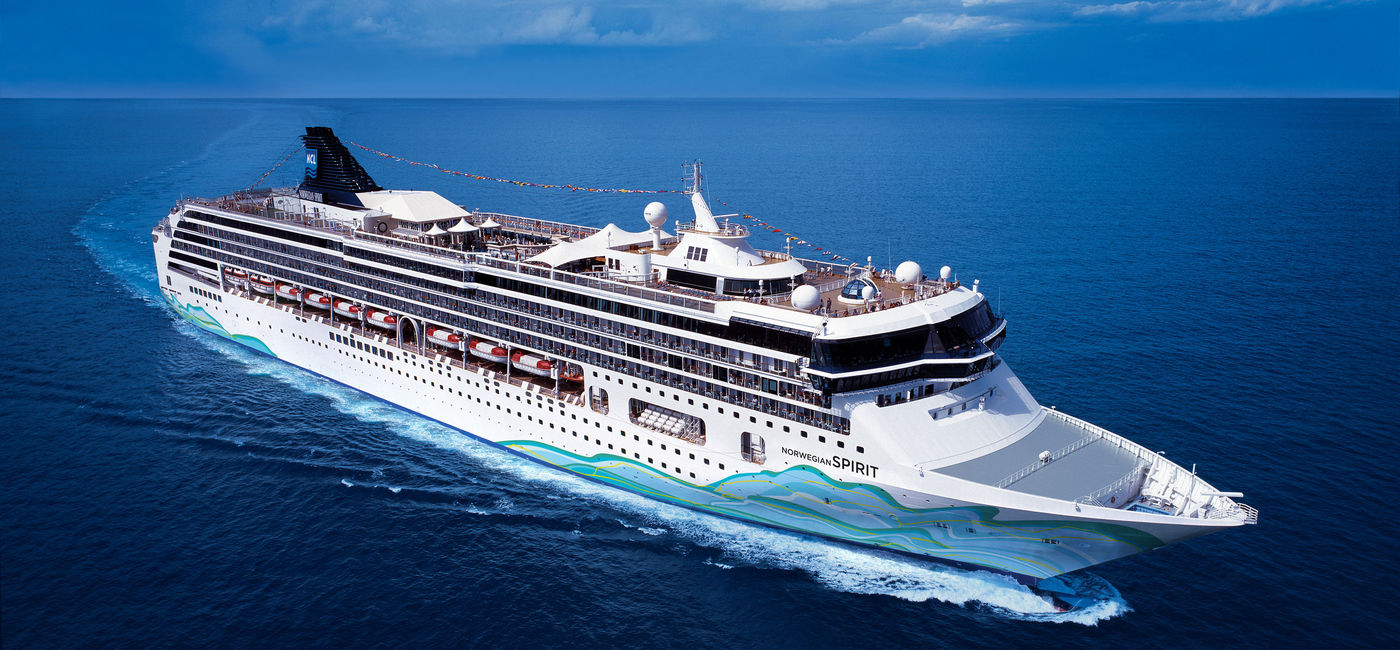 Image: PHOTO: Aerial rendering of the renovated Norwegian Spirit. (photo courtesy of Norwegian Cruise Line)
