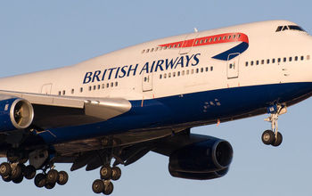 British Airways 747-400 jet