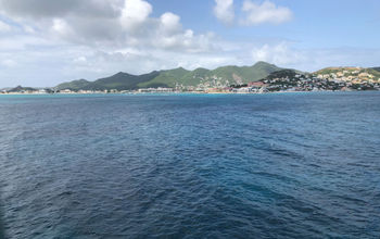 Caribbean views from a cruise ship