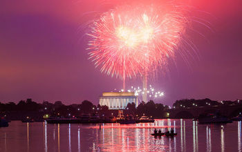 July 4th, Washington DC, fireworks
