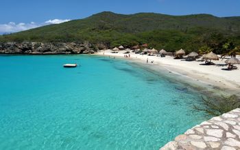 Curacao&#39;s Porto Mari beach on the southern coast