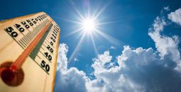 Thermometer in the sun