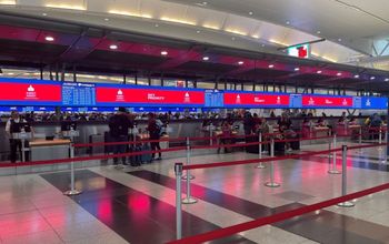 Delta Air Lines check-in counter at JFK Airport, JFK, New York, Delta, airport