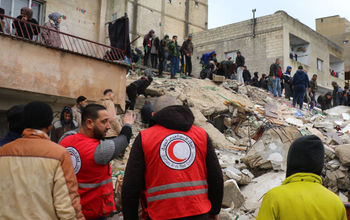 Syrian Arab Red Crescent, earthquake in Syria, Earthquakes, emergency relief, Intrepid Travel
