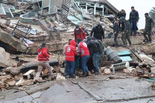 Aleppo, earthquake, Syrian Arab Red Crescent, Intrepid Travel