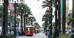 Streetcar at Christmastime