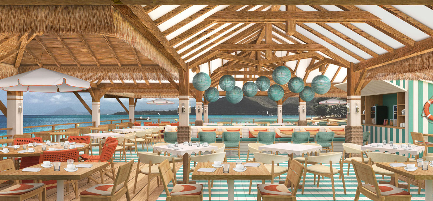 Image: Club Med Buccaneer's Creek is also offering a new open-air dining concept with its main restaurant. (Club Med)