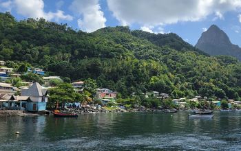 Saint Lucia coast