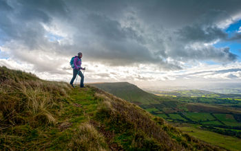 Hiking the Brecon Beacons in South Wales