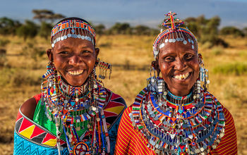 Women of the Samburu Tribe in Kenya.