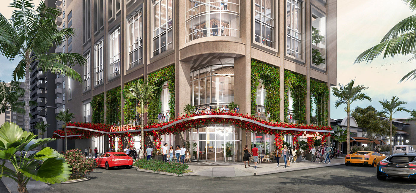 Image: Virgin Hotels Miami. (photo via Virgin Hotels)