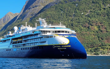 National Geographic Resolution sea trials in Norway