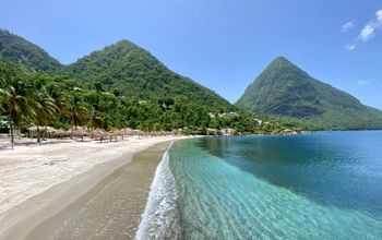 The Pitons in St. Lucia