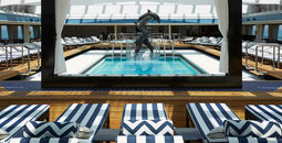 Pool onboard the Celestyal Journey