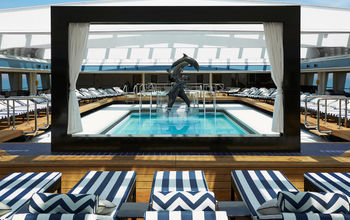 Pool onboard the Celestyal Journey