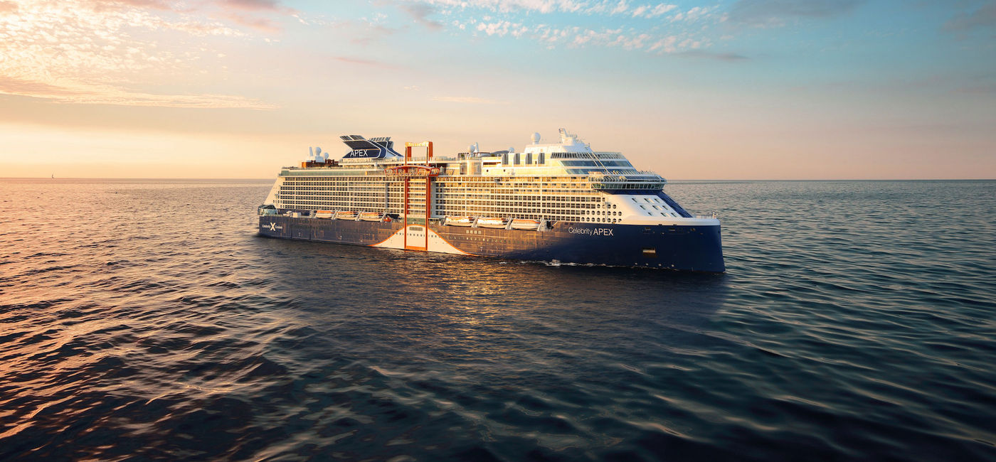 Image: Celebrity Apex. (photo via Celebrity Cruises)