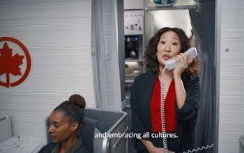 Campagne Air Canada avec Sandra Oh