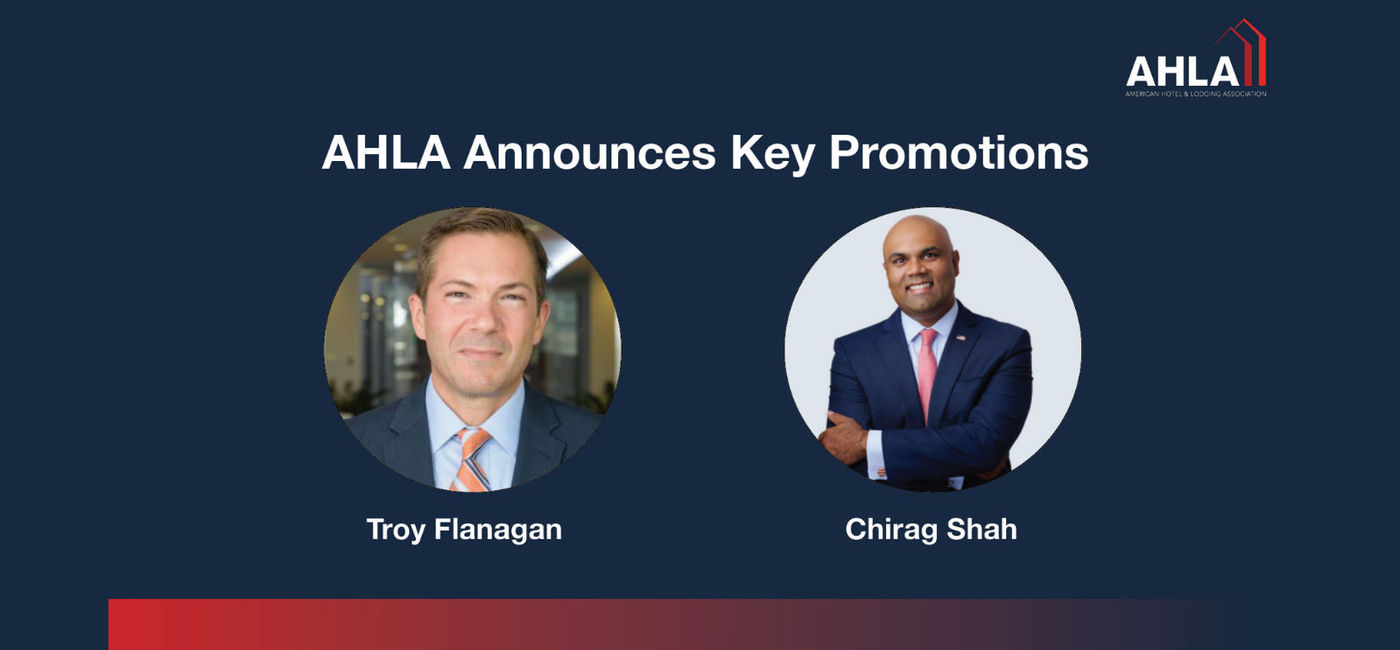 Image: AHLA's new promotions. (photo via American Hotel & Lodging Association Media)