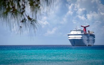Carnival cruise ship in the Caribbean.
