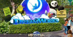 Rendering of DreamWorks Animations Land.