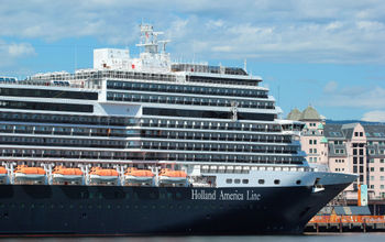 MS Koningsdam docked in Oslo, Norway