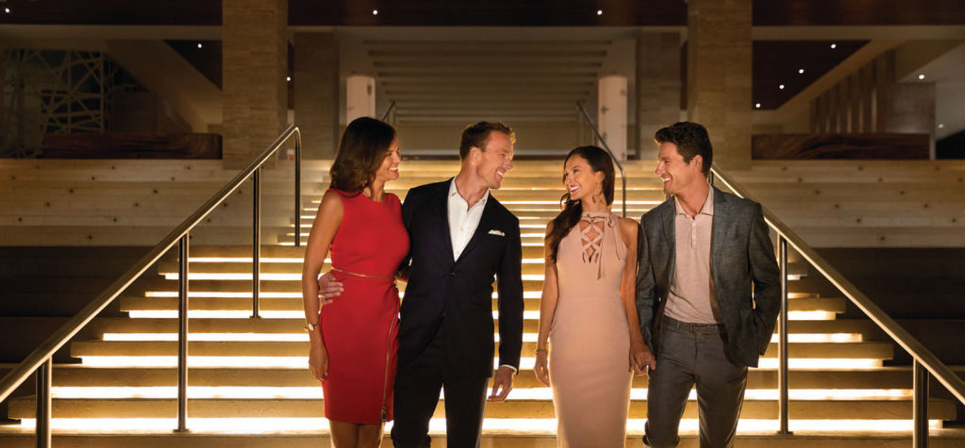 Image: PHOTO: Hyatt Ziva Cancun Resort night life couples. (photo courtesy of Playa Hotels & Resorts)