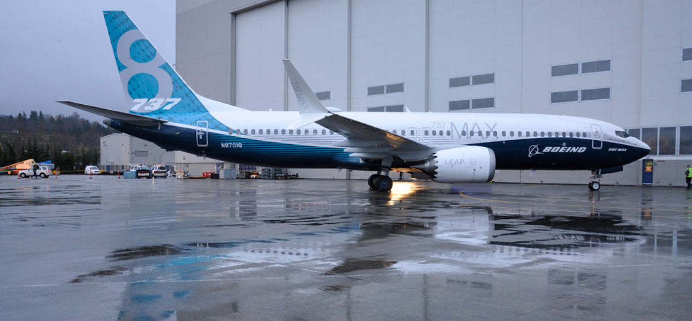 Image: PHOTO: The first Boeing 737 MAX. (photo by Paul Thompson)
