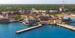 Port in Cozumel, Mexico.