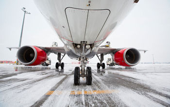 Winter snow at airports