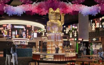 A rendering of the new 'Street Eats' concept set to open later this summer
