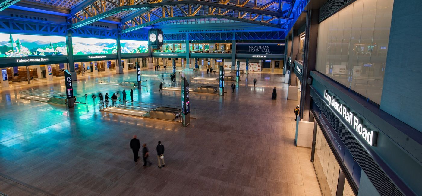 Image: Moynihan Train Hall (photo via Amtrak)